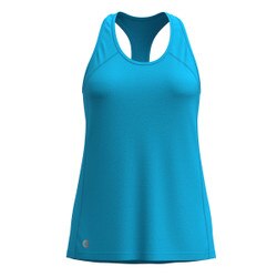 Smartwool Active Ultralite Racerback Tank Top Women's in Pool Blue